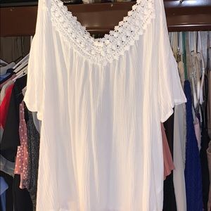 Off the shoulder tank top